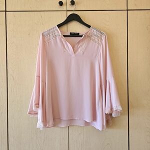 Ivanka Trump Lace Trim Blouse - size S